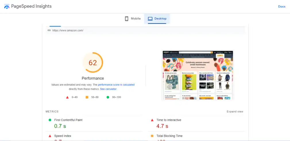 pagespeed Faster website speed