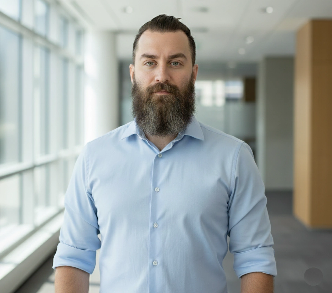 Portrait of Carolina Web Pro founder and Burlington NC web designer Shea Forbis.