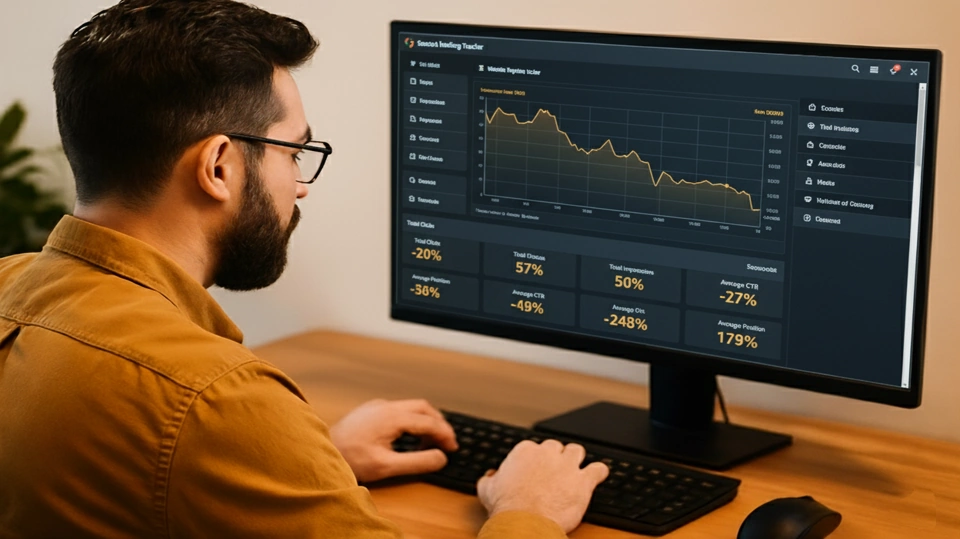 Why You Need to Redesign Your Website – keeping your business online presence modern and effective. Man working on a website redesign at his computer, representing the importance of updating outdated business websites.